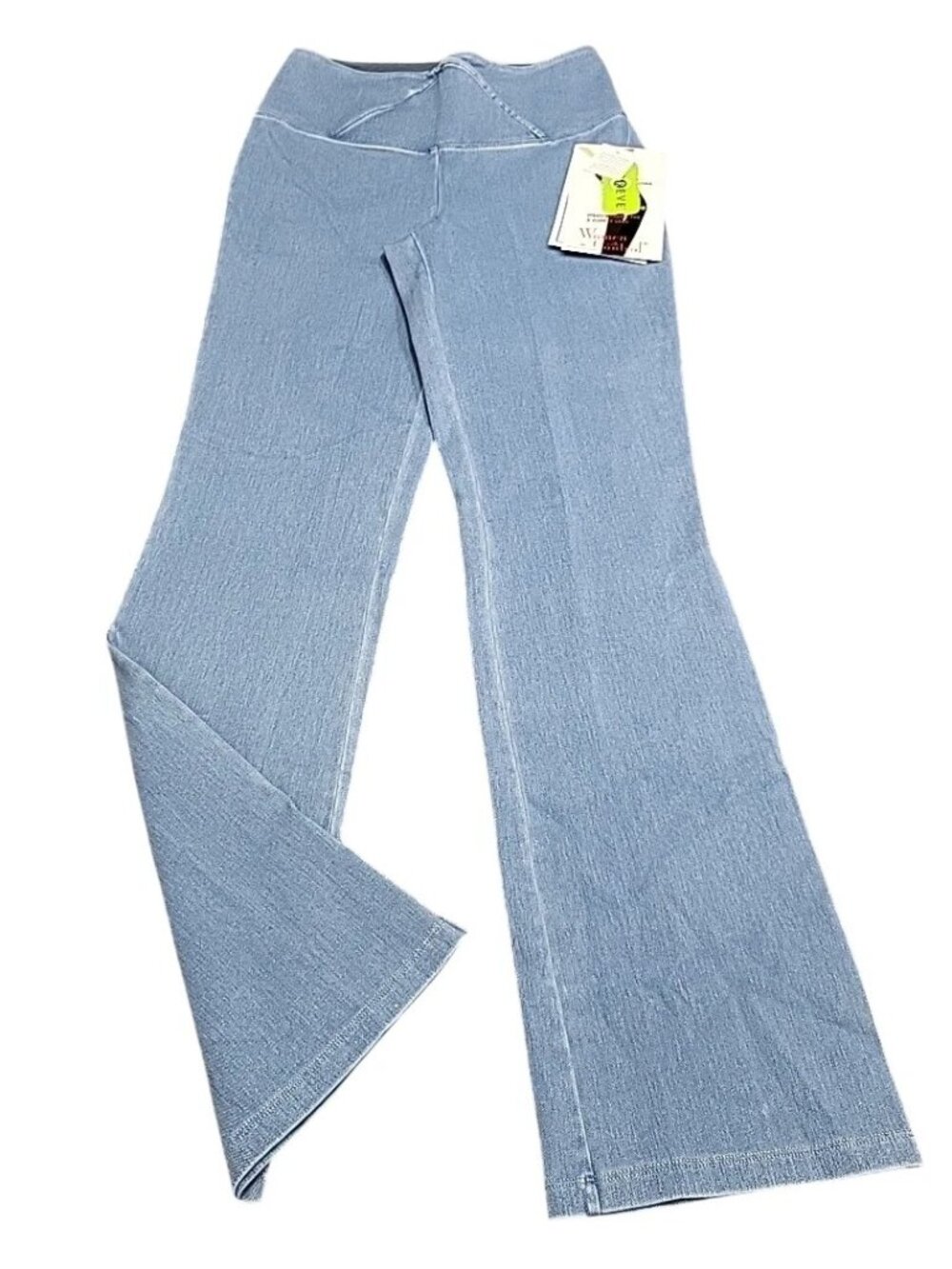 Women with Control Tummy Control Pull On Stretchy Denim Flare Pants, NWT